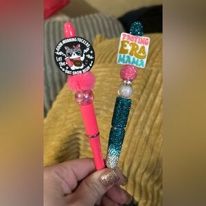 Custom Vibrant Beaded Pens